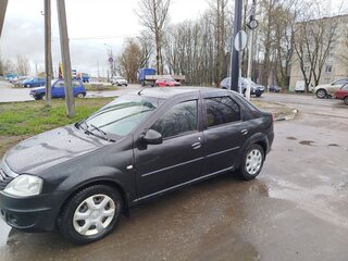 2013 Renault Logan I Рестайлинг, чёрный, 270000 рублей, вид 2