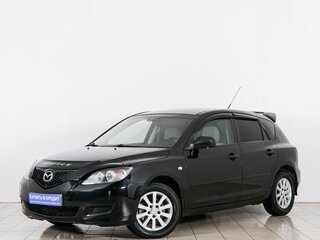 2008 Mazda 3 I (BK) Рестайлинг, чёрный, 599000 рублей, вид 3