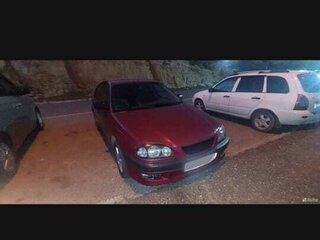 1999 Toyota Avensis I, красный, 350000 рублей, вид 1