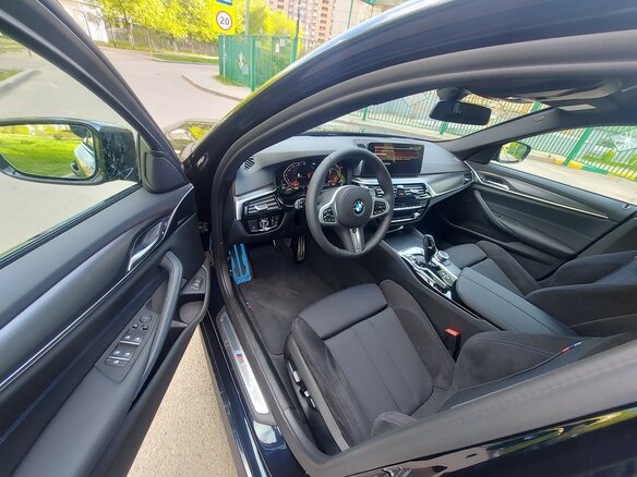 2022 BMW 5 серии 520d xDrive VII (G30/G31/G38) Рестайлинг, чёрный - вид 7