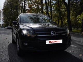 2014 Volkswagen Tiguan I Рестайлинг, чёрный, 1300000 рублей, вид 3