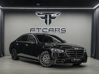 2021 Mercedes-Benz S-Класс 580 Long 4MATIC VII (W223), чёрный, 14994000 рублей, вид 2