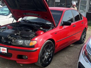 2002 BMW 3 серии 318i IV (E46) Рестайлинг, красный, 670000 рублей, вид 2