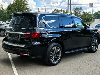 2019 Infiniti QX80 I Рестайлинг 2, чёрный, 5850000 рублей, вид 4