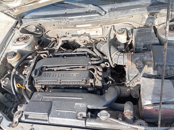 2003 Kia Shuma II, серебристый, 120000 рублей - вид 8
