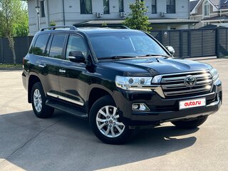 2016 Toyota Land Cruiser 200 Series Рестайлинг 2, чёрный, 5599000 рублей, вид 2