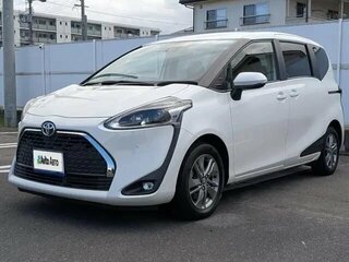 2019 Toyota Sienta II Рестайлинг, белый, 1070000 рублей, вид 2