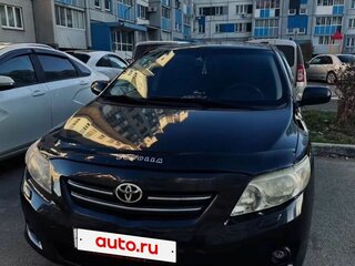 2008 Toyota Corolla X (E140, E150), чёрный, 650000 рублей, вид 1