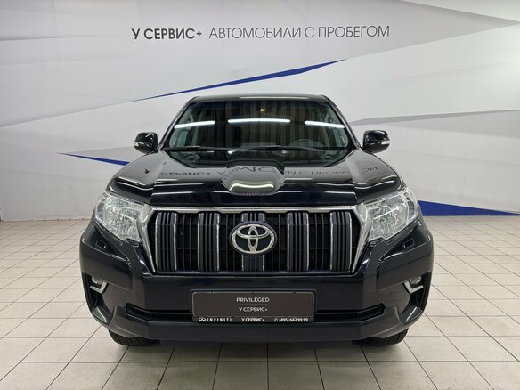 2019 Toyota Land Cruiser Prado 150 Series Рестайлинг 2, чёрный - вид 3