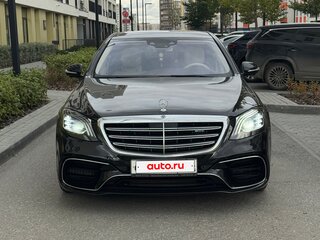 2017 Mercedes-Benz S-Класс AMG 63 AMG Long III (W222, C217) Рестайлинг, чёрный, 7100000 рублей, вид 2