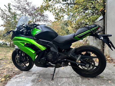 2014 Kawasaki ER-6F (Ninja 650R), зелёный, 495000 рублей, вид 4