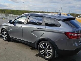 2018 Lada (ВАЗ) Vesta SW Cross I, серый, 1150000 рублей, вид 4