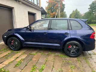 2004 Porsche Cayenne Turbo I (955), синий, 950000 рублей, вид 5