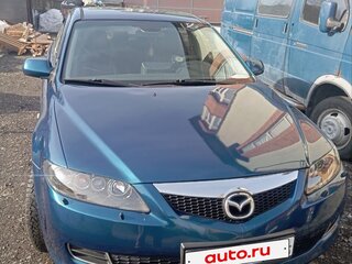 2007 Mazda 6 I (GG) Рестайлинг, синий, 430000 рублей, вид 1