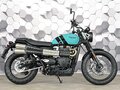 2025 Triumph Scrambler, зелёный - вид 2