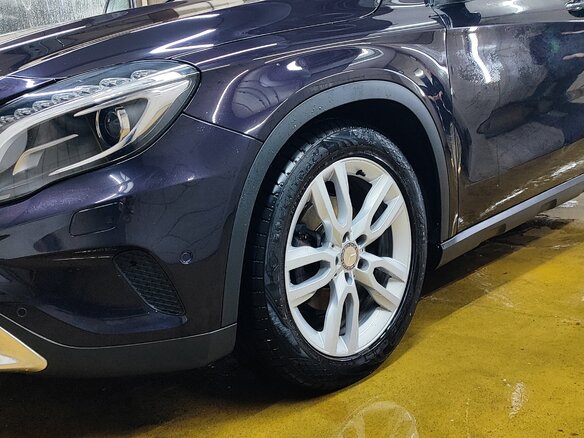 2014 Mercedes-Benz GLA 200 I (X156), фиолетовый, 2250000 рублей - вид 12