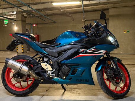 2021 Yamaha YZF-R3, синий, 590000 рублей, вид 4