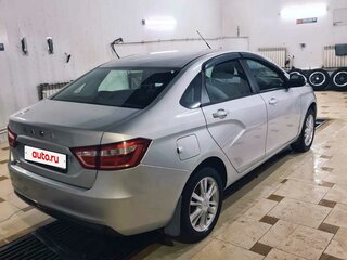 2017 Lada (ВАЗ) Vesta I, серебристый, 850000 рублей, вид 3