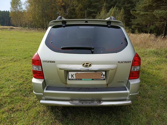 2008 Hyundai Tucson I, серебристый, 530000 рублей - вид 3