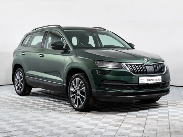 2021 Skoda Karoq I, зелёный - вид 2