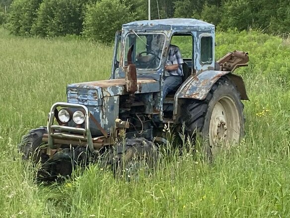 1992 ЛТЗ Т-40АМ, голубой, 250000 рублей