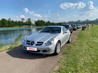 2006 Mercedes-Benz SLK-Класс 200 II (R171), серебристый, 1500000 рублей, вид 2