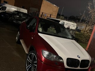 2008 BMW X6 35i 6-speed I (E71), красный, 1300000 рублей, вид 2