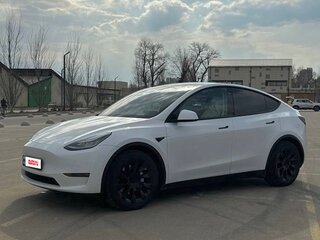 2020 Tesla Model Y Long Range I, белый, 3750000 рублей, вид 1