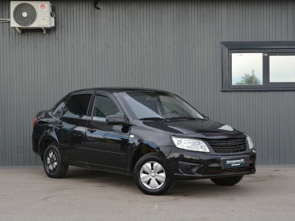 2017 Lada (ВАЗ) Granta I, чёрный, 359888 рублей - вид 2