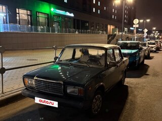 2009 Lada (ВАЗ) 2107, зелёный, 125000 рублей, вид 1