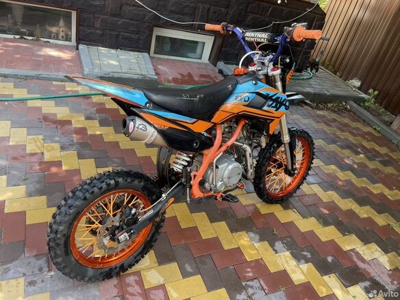 2022 Kayo Evolution YX140EM, синий, 85000 рублей