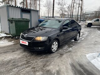 2014 Skoda Rapid I, чёрный, 650000 рублей, вид 4