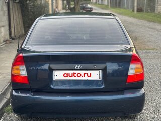 2007 Hyundai Accent ТагАЗ II, синий, 280000 рублей, вид 4