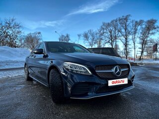2018 Mercedes-Benz C-Класс 180 IV (W205) Рестайлинг, синий, 2430000 рублей, вид 2