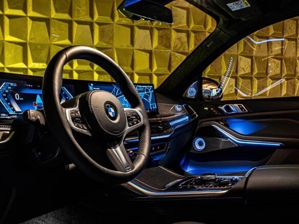 2026 BMW X7 40d I (G07) Рестайлинг, чёрный - вид 7