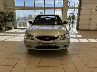 2008 Hyundai Accent ТагАЗ II, серебристый, 680000 рублей, вид 3