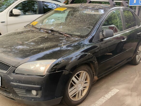2008 Ford Focus II, чёрный, 350000 рублей