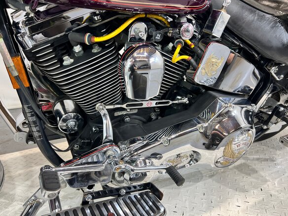 1998 Harley-Davidson Heritage, фиолетовый, 770000 рублей - вид 26
