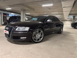 2008 Audi A8 II (D3) Рестайлинг 2, чёрный, 1850000 рублей, вид 2