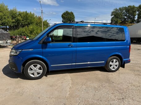 2020 Volkswagen Caravelle T6 Рестайлинг, синий, 3500000 рублей, вид 4