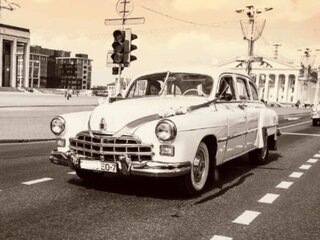 1953 ГАЗ 12 ЗИМ, белый, 3200000 рублей, вид 1