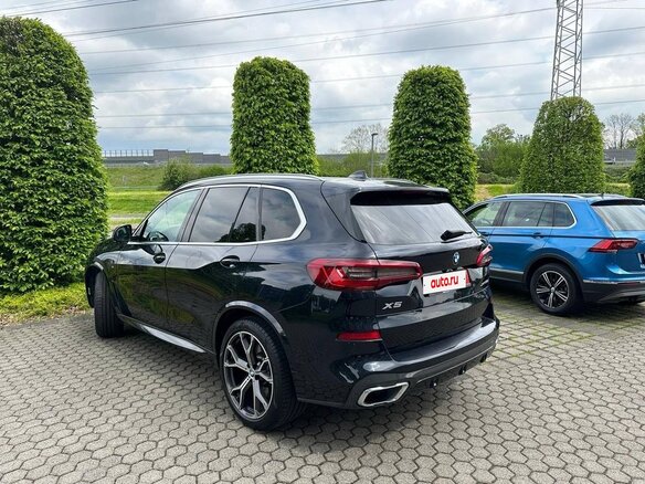 2019 BMW X5 30d IV (G05/G18), синий, 6880000 рублей - вид 4