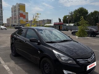 2015 Hyundai Solaris I Рестайлинг, чёрный, 1270000 рублей, вид 3
