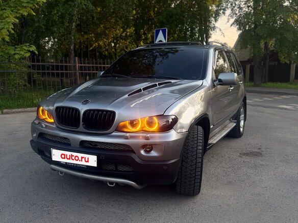 2005 BMW X5 3.0i I (E53) Рестайлинг, серый, 950000 рублей - вид 2