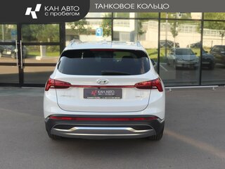 2022 Hyundai Santa Fe IV Рестайлинг, серебристый, 3540000 рублей, вид 4