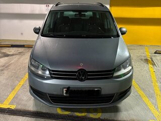 2011 Volkswagen Sharan II, голубой, 1452095 рублей, вид 2