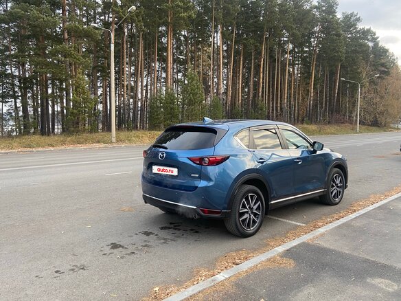 2017 Mazda CX-5 II, голубой, 2350000 рублей - вид 6