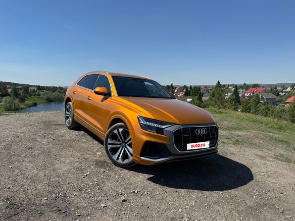 2018 Audi Q8 55 TFSI I (4M), оранжевый, 5950000 рублей - вид 1