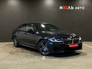 2020 BMW 5 серии 520d xDrive VII (G30/G31/G38) Рестайлинг, чёрный, 3800000 рублей, вид 3