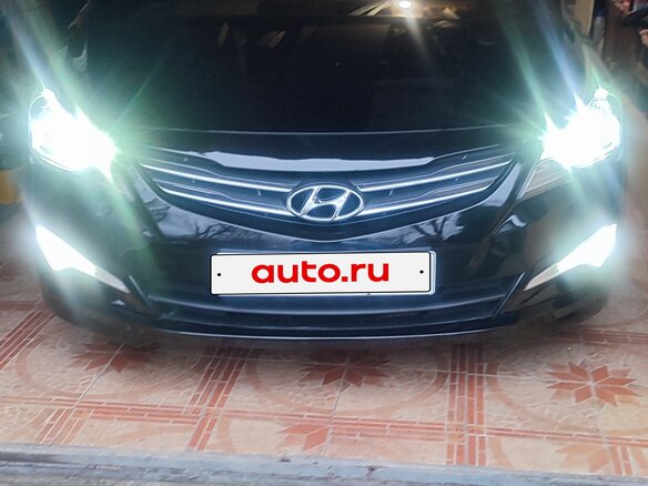 2014 Hyundai Solaris I Рестайлинг, чёрный, 1130000 рублей - вид 1